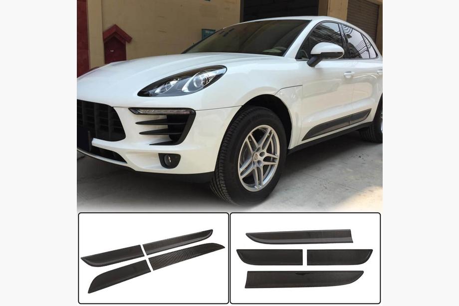 Porsche Macan 2014–2024 Ochranné lišty dveří (2014-2021, karbon) Image