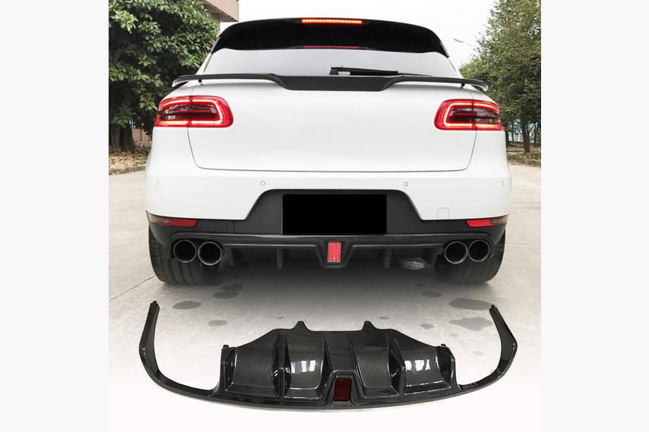 Porsche Macan 2014–2024 Difuzor zadního nárazníku V2 (2014-2021, karbon) Image