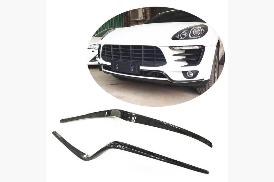 Porsche Macan 2014–2024 Karbonové nástavce na přední nárazník Flap (2014-2018) Image