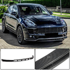 Porsche Macan 2014–2024 Karbonový lip na přední nárazník Lip V2 (2014-2018, karbon) fotografie 1