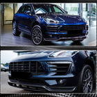 Porsche Macan 2014–2024 Karbonový lip na přední nárazník Lip V2 (2014-2018, karbon) fotografie 4