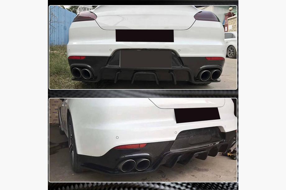 Porsche Panamera 2009–2016 Difuzor zadního nárazníku (2013-2016, karbon) Fotografie 3