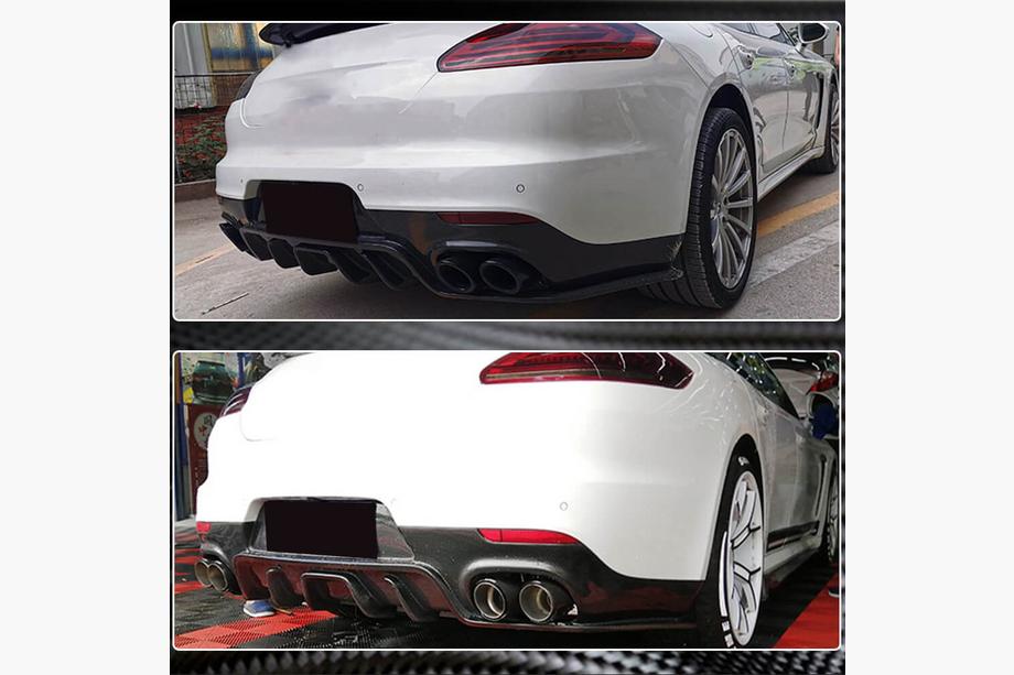 Porsche Panamera 2009–2016 Difuzor zadního nárazníku (2013-2016, karbon) Fotografie 4