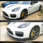 Porsche Panamera 2009–2016 Karbonový přední lip na nárazník Lip V2 (pro Turbo/Turbo S/GTS) fotografie 3