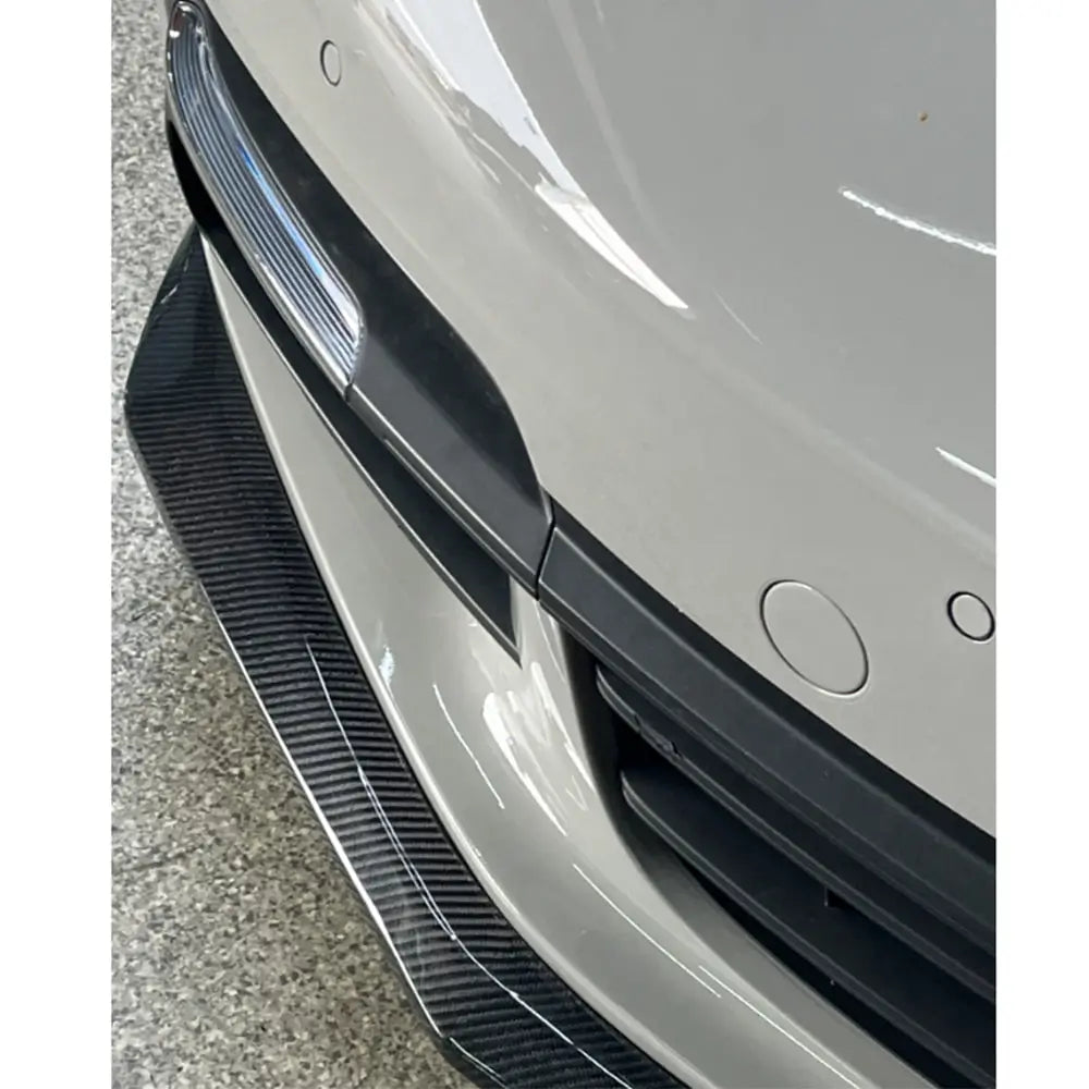 Porsche Panamera 2016–2023 Karbonový nástavec předního nárazníku Lip (2016-2020) fotografie 7