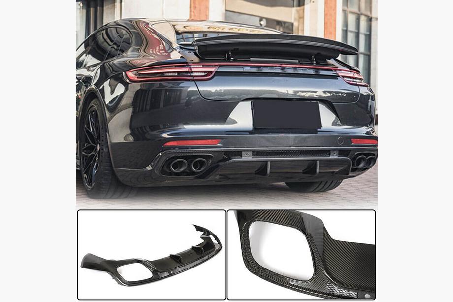 Porsche Panamera 2016–2023 Difuzor zadního nárazníku (2016-2020, karbon) Image