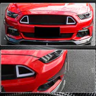 Ford Mustang 2015–2023 Nástavce předního nárazníku (2015-2017, karbon) fotografie 4