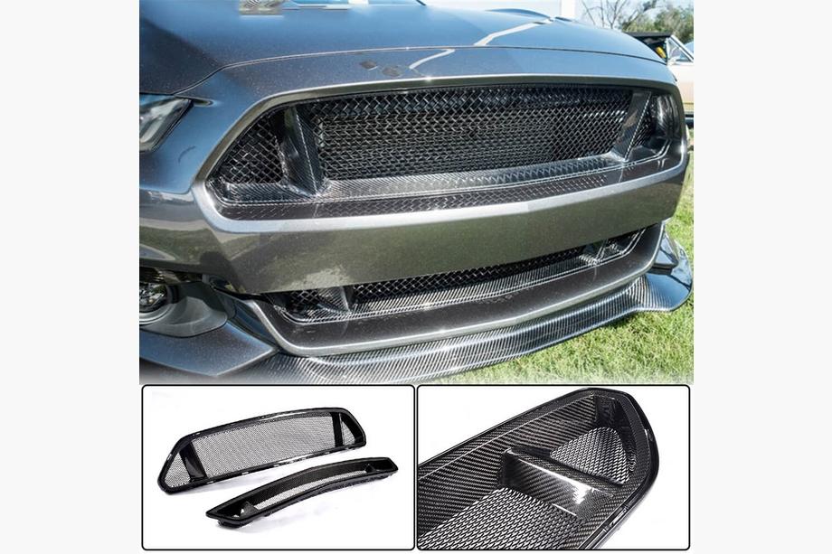 Ford Mustang 2015–2023 Maska chladiče (2015-2017, karbon) Image