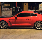 Ford Mustang 2015–2023 Boční prahy V2 (karbon) fotografie 3