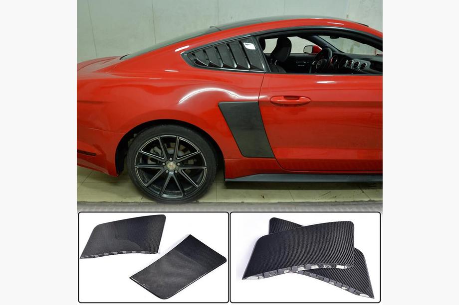 Ford Mustang 2015–2023 Nástavce zadních blatníků (2015-2017, karbon) Fotografie 1