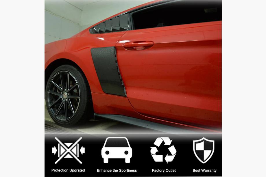 Ford Mustang 2015–2023 Nástavce zadních blatníků (2015-2017, karbon) Fotografie 3