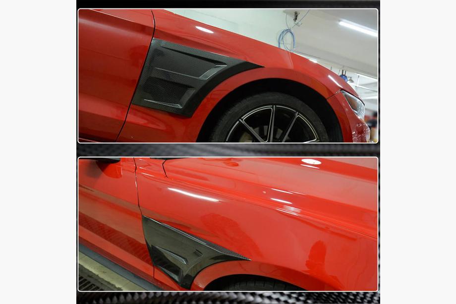 Ford Mustang 2015–2023 Karbonové kryty předních blatníků Fotografie 4