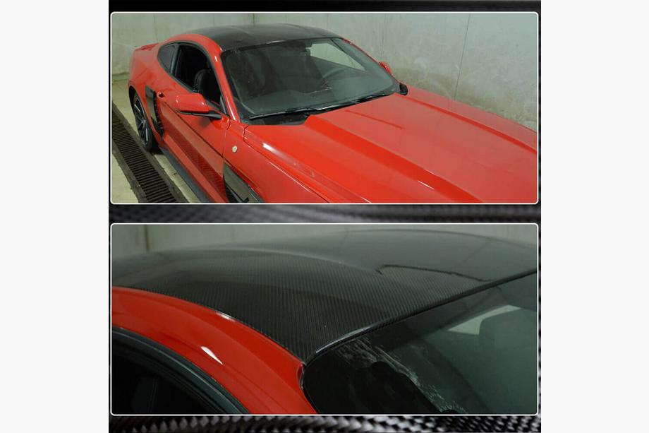 Ford Mustang 2015–2023 Kryt střechy (karbon) Fotografie 3