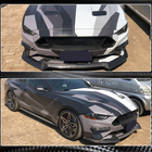 Ford Mustang 2015–2023 Nástavec předního nárazníku Lip (2017-2020, karbon) fotografie 4