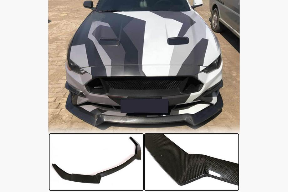 Ford Mustang 2015–2023 Nástavec předního nárazníku Lip (2017-2020, karbon) Image