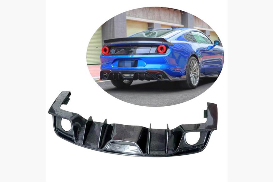 Ford Mustang 2015–2023 Difuzor zadního nárazníku V1 (2018-2021, karbon) Image