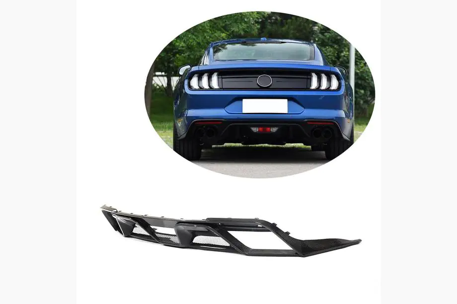 Ford Mustang 2015–2023 Difuzor zadního nárazníku V2 (2018-2021, karbon) Image