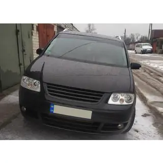 Řasy na světlomety (černé) Volkswagen Caddy 2004–2010 fotografie 4