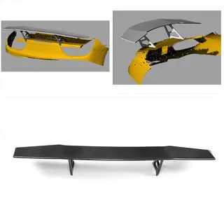 Spoiler V1 (2011-2013, karbon) Ferrari 458 Italia 2009–2015 fotografie 2