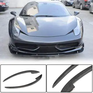 Karbonové nástavce na přední nárazník V2 (2011-2013, karbon) Ferrari 458 Italia 2009–2015 fotografie 1