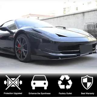 Karbonové nástavce na přední nárazník V2 (2011-2013, karbon) Ferrari 458 Italia 2009–2015 fotografie 3