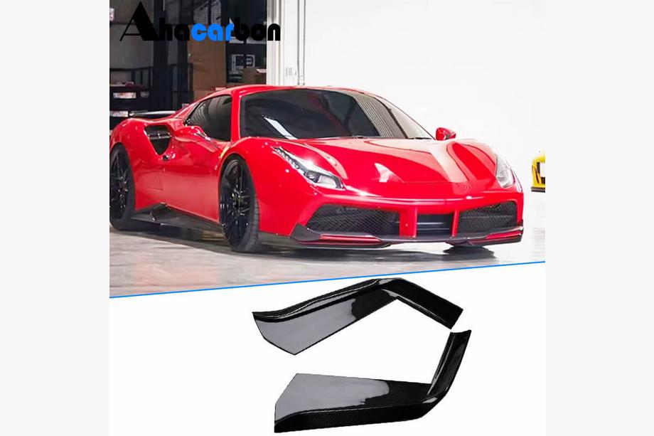 Ferrari 488 GTB 2015–2019 Karbonové nástavce na přední nárazník Flap (2015-2019) Image