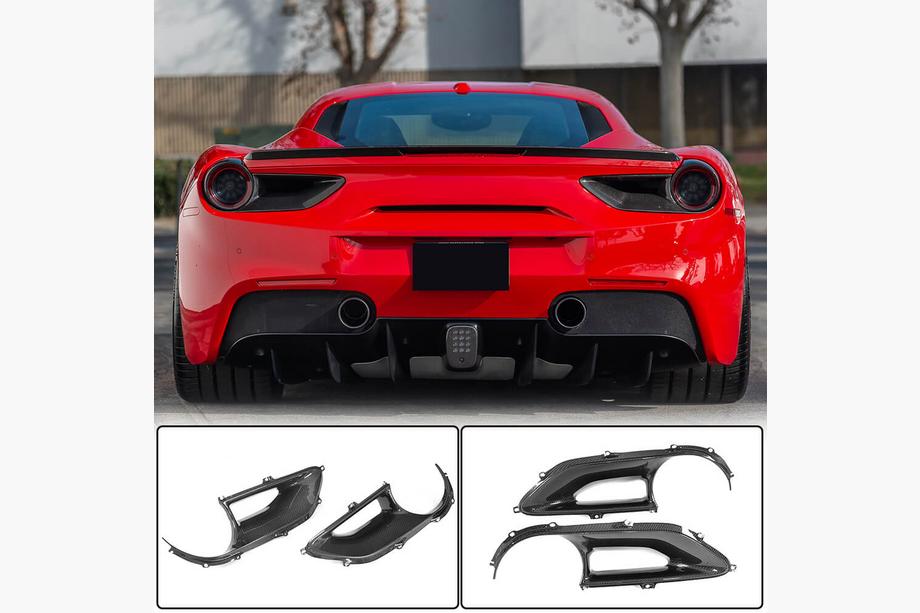 Ferrari 488 GTB 2015–2019 Kryty zadních světel (2015-2017, karbon) Image