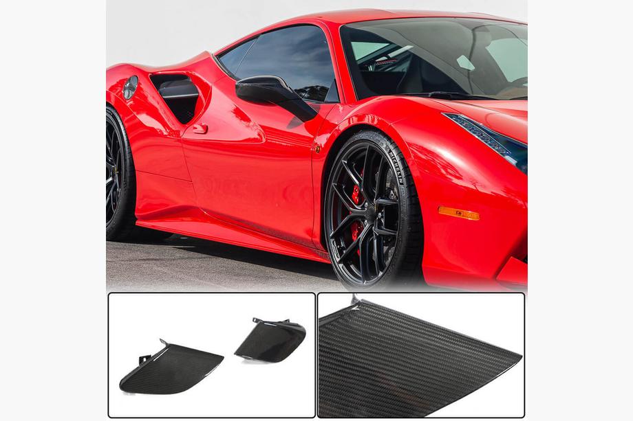 Ferrari 488 GTB 2015–2019 Nástavce na zadní blatníky (2015-2019, karbon) Image