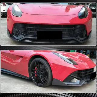 Lip na přední nárazník (2012-2014, karbon) Ferrari F12 Berlinetta 2012–2017 fotografie 3
