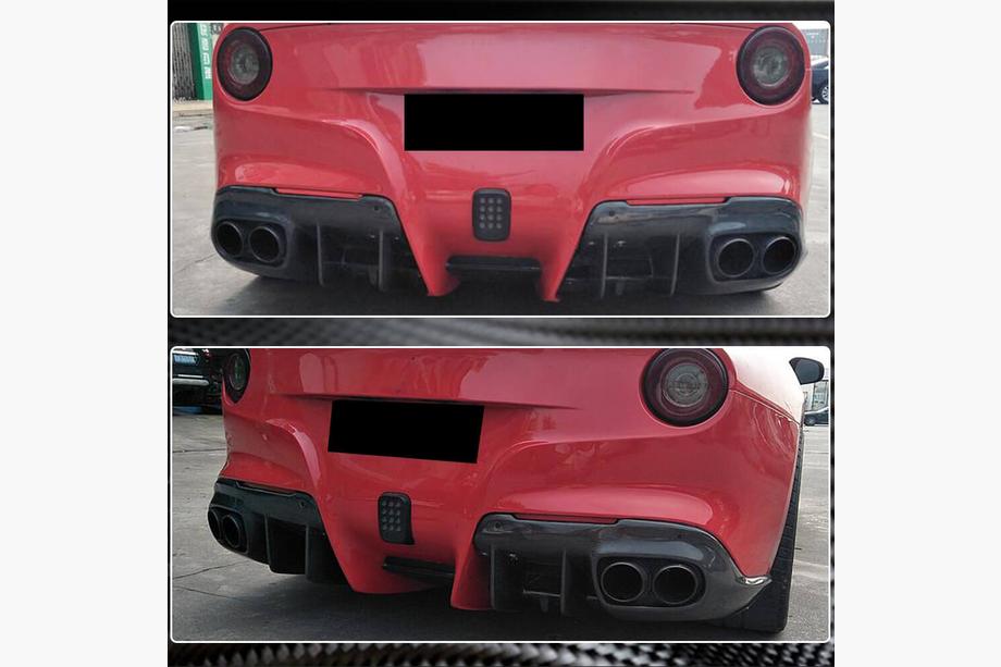 Ferrari F12 Berlinetta 2012–2017 Difuzor zadního nárazníku (2012-2014, karbon) Fotografie 5