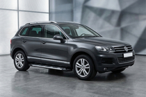 Volkswagen Touareg 2010–2018 Boční nášlapy Sunrise (2 ks, hliník) fotografie 1