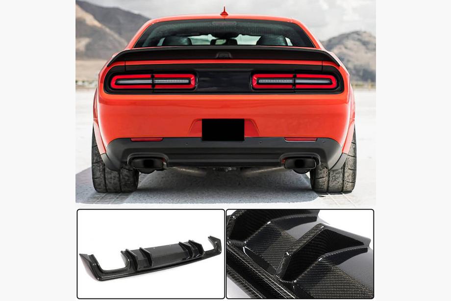 Dodge Challenger 2008–2023 Difuzor zadního nárazníku (2015-2023, karbon) Image