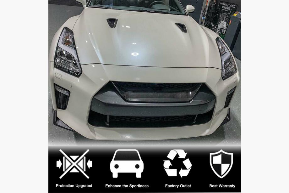 Nissan GT-R 2008–2025 Karbonový kryt mřížky chladiče (2017-2019) Fotografie 2