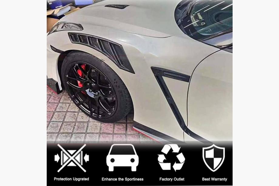 Nissan GT-R 2008–2025 Kryty předních blatníků (2009-2015, karbon) Fotografie 2