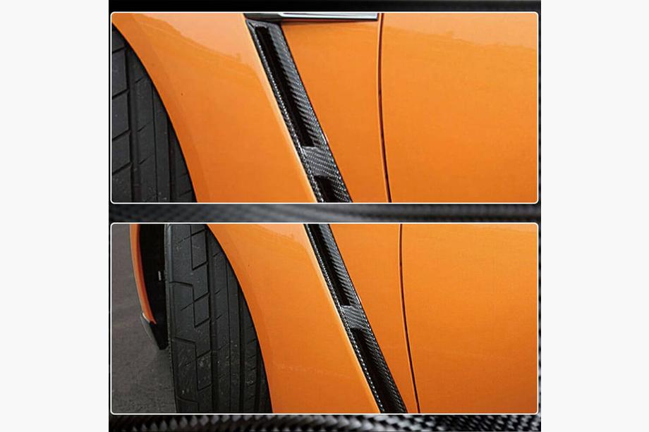 Nissan GT-R 2008–2025 Kryty předních blatníků (2009-2015, karbon) Fotografie 3