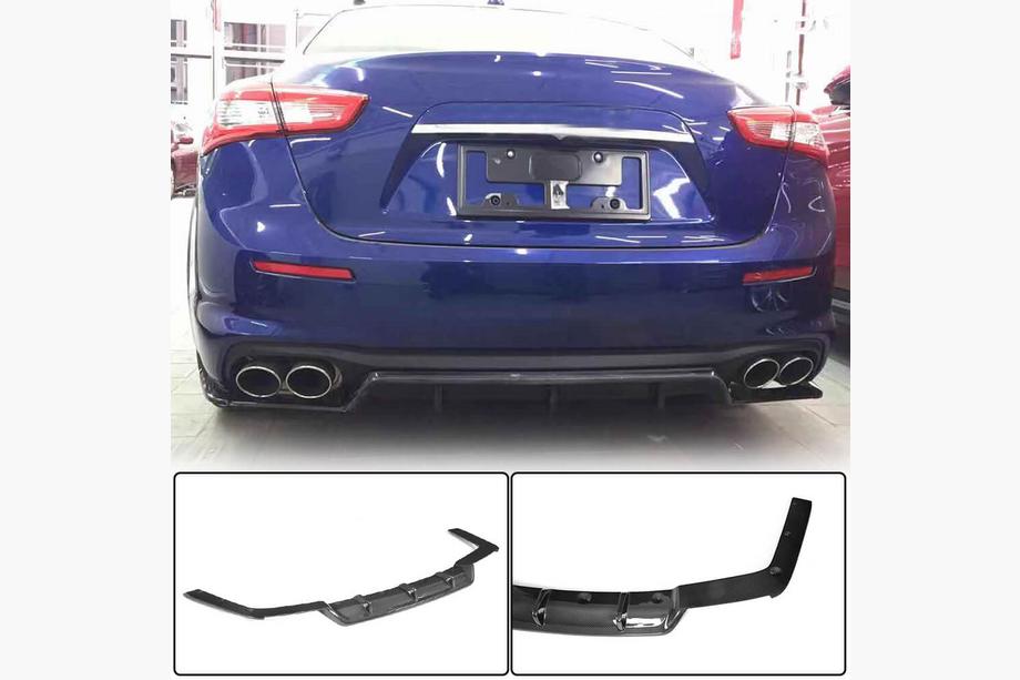 Maserati Ghibli 2013–2023 Difuzor zadního nárazníku (pro Base 2018-2020, karbon) Image