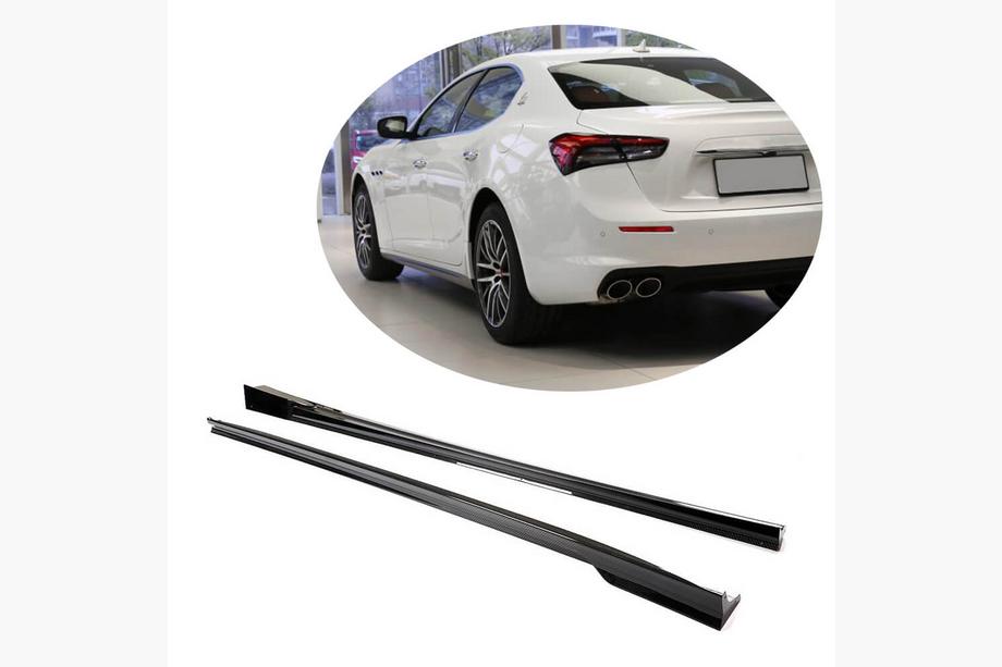 Maserati Ghibli 2013–2023 Boční prahy V2 (pro Base/S/S Q4/Diesel/250 Diesel, karbon) Fotografie 1