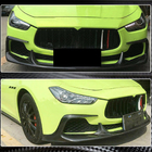 Maserati Ghibli 2013–2023 Karbonový přední spoiler na nárazník Lip V1 (pro Base/S/S Q4 2013-2017, karbon) fotografie 4