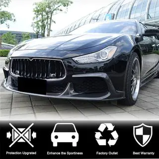 Karbonový přední spoiler na nárazník Lip V1 (pro Base/S/S Q4 2013-2017, karbon) Maserati Ghibli 2013–2023 fotografie 2