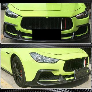 Karbonový přední spoiler na nárazník Lip V1 (pro Base/S/S Q4 2013-2017, karbon) Maserati Ghibli 2013–2023 fotografie 4
