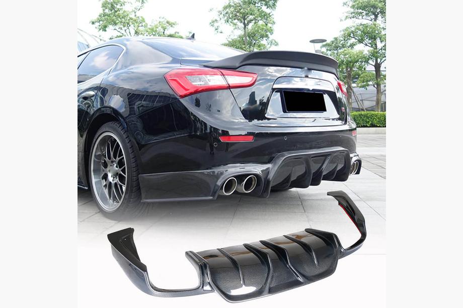 Maserati Ghibli 2013–2023 Difuzor zadního nárazníku (pro Base/S/S Q4 2014-2017, karbon) Image