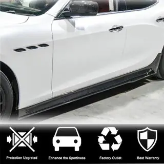 Boční prahy V3 (pro Base/S/S Q4/Diesel/250 Diesel, karbon) Maserati Ghibli 2013–2023 fotografie 2