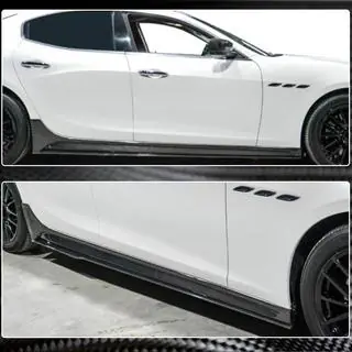 Boční prahy V3 (pro Base/S/S Q4/Diesel/250 Diesel, karbon) Maserati Ghibli 2013–2023 fotografie 3