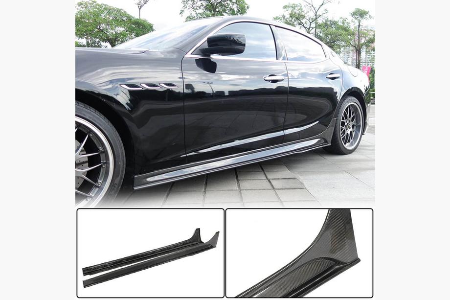 Maserati Ghibli 2013–2023 Boční prahy V3 (pro Base/S/S Q4/Diesel/250 Diesel, karbon) Image