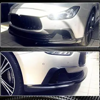 Karbonový nástavec předního nárazníku Lip V3 (pro Base/S/S Q4 2013-2017, karbon) Maserati Ghibli 2013–2023 fotografie 3