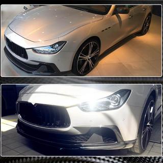 Nástavce na přední nárazník (pro Base/S/S Q4 2013-2017, karbon) Maserati Ghibli 2013–2023 fotografie 3