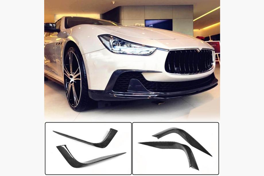 Maserati Ghibli 2013–2023 Nástavce na přední nárazník (pro Base/S/S Q4 2013-2017, karbon) Image