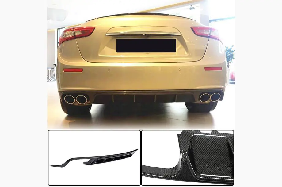 Maserati Ghibli 2013–2023 Difuzor zadního nárazníku (pro Base/S/S Q4 2013-2017, karbon) Image