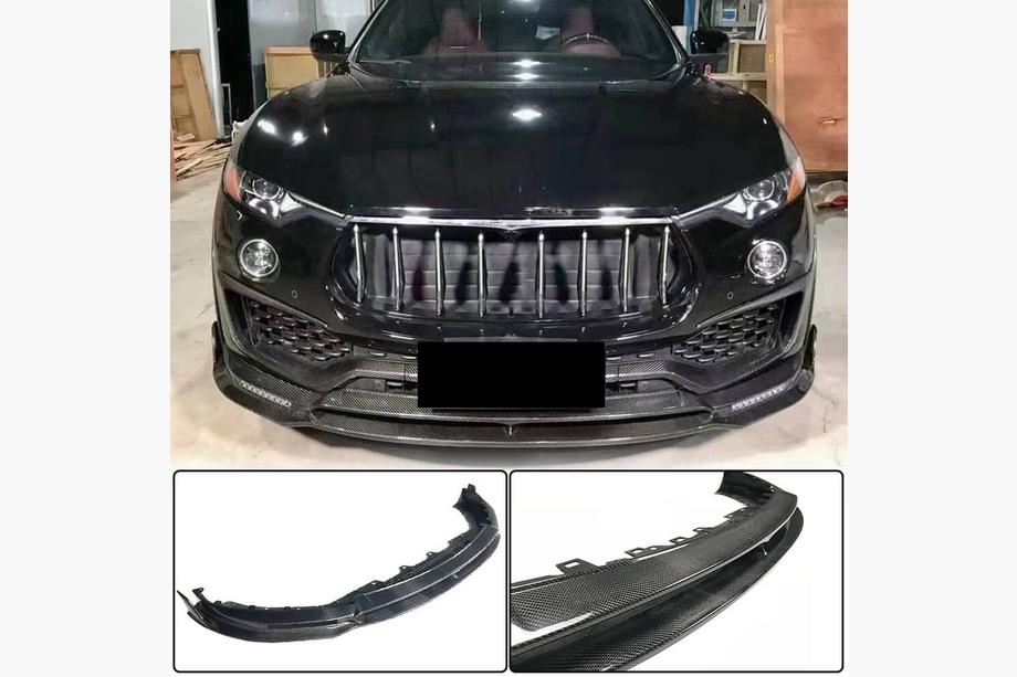 Maserati Levante 2016– Karbonový lip V2 na přední nárazník (pro Base/S) Image