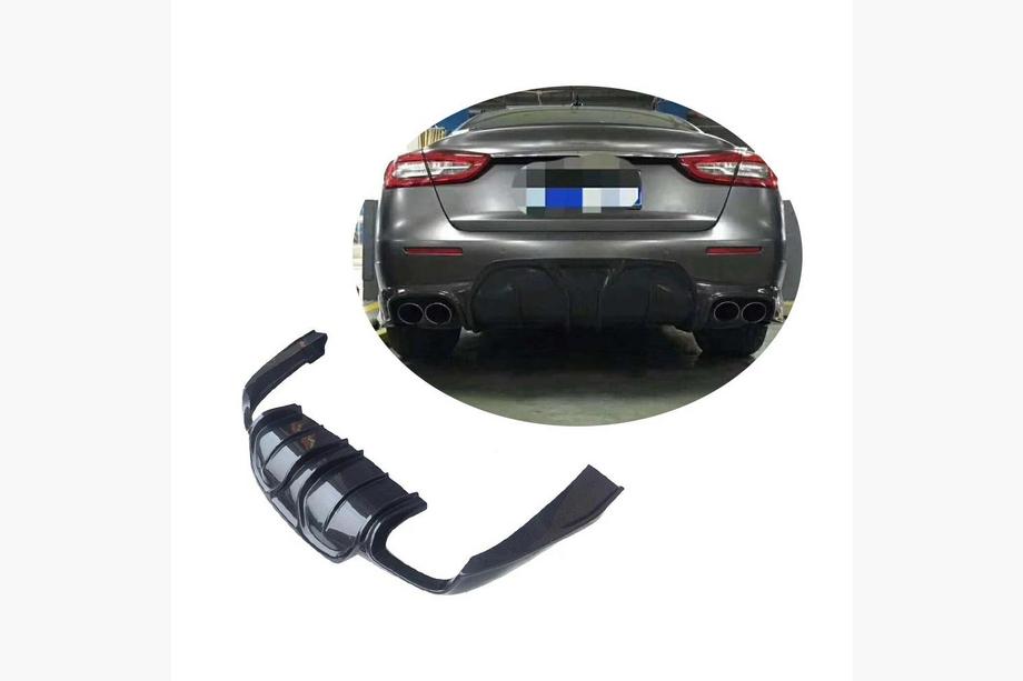 Maserati Quattroporte 2013–2023 Difuzor zadního nárazníku V2 (pro S/S Q4 2017-2020, karbon) Image